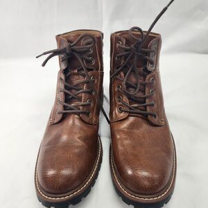 Sonoma mens brown dress ankle boots ortholite vitalize size 8.5